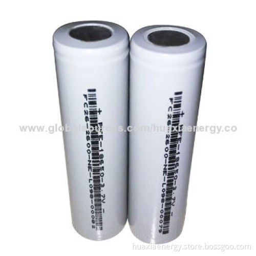 2,600mAh 18650 Lithium-ion Batteries with CE and RoHS Marks